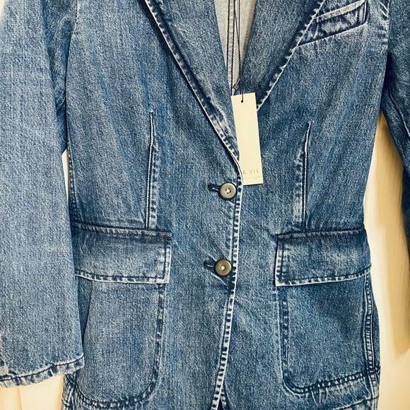 💓 LA VIE BY REBECCA TAYLOR DENIM JKT 💓 - Picture 3 of 5